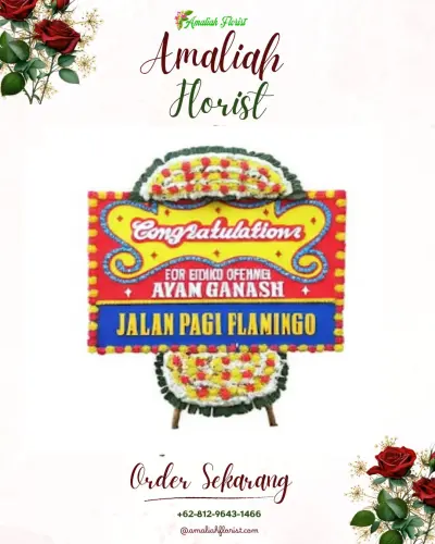 Bunga Papan Congratulation di Rumah Duka Rs Immanuel
